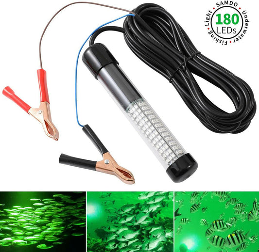 High-Performance 1080 Lumens IP68 Waterproof LED Underwater Fishing Light for Night Fishing.