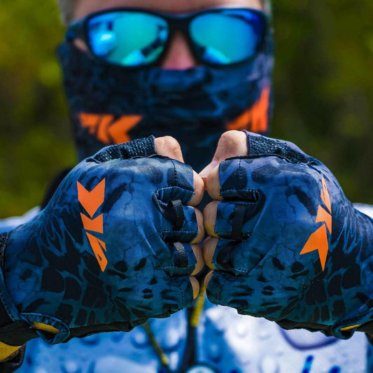 Gill Raker UPF50+ UV Protection Fishing Gloves for Men & Women - Ideal for Outdoor Activities like Kayaking, Sailing, Hiking & Biking.