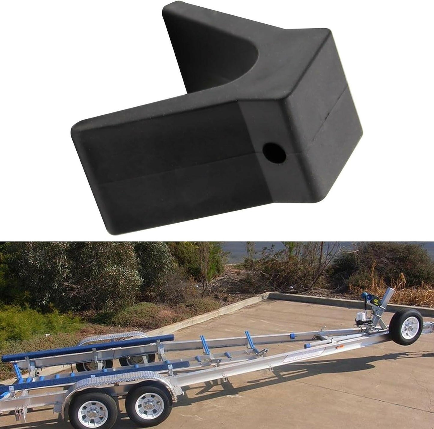 Upgrade Your Boat Trailer with Our Non-Marking Rubber Bow Stop! 🚤✨.