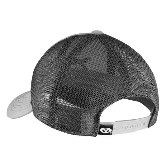 Tarpon Trucker Hat in Gray and Charcoal.