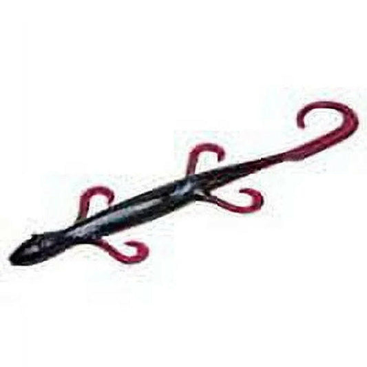 Sparkling Lizard 6'' Black and Red Glitter - 9 Pack.