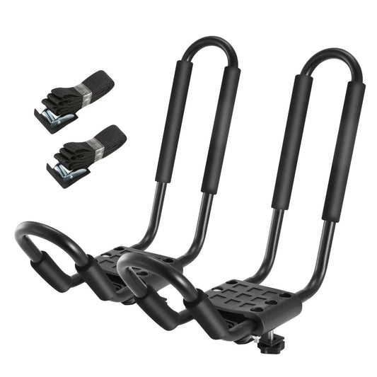 Universal Kayak Roof Rack J Bar, 1 Pairs-Bar Rack HD Kayak Carrier Canoe Boat Surf Ski Roof Top Mount Car SUV Crossbar.