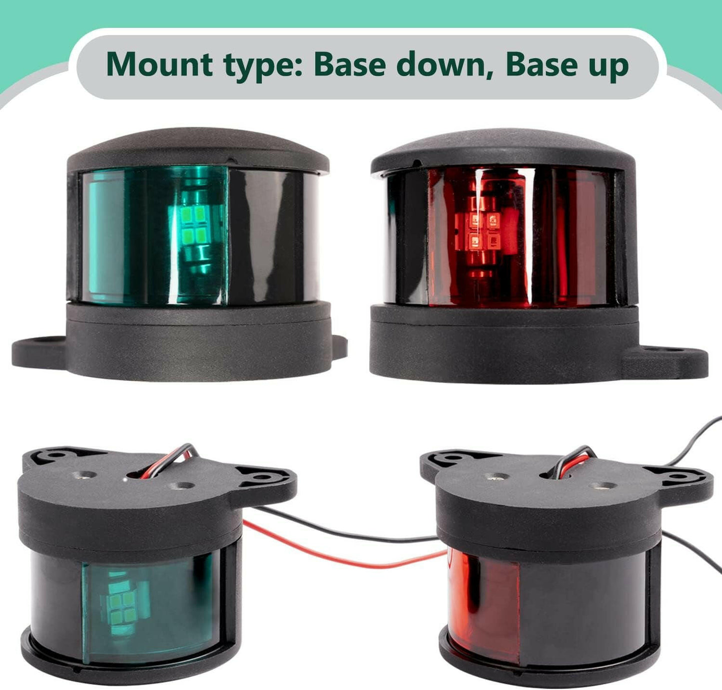 Brighten Your Voyage: Premium LED Navigation Lights for Pontoon, Skeeter, Power Boats & Skiffs.