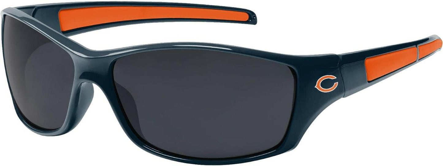 Men's NFL Team Logo Sport Sunglasses - Show Your Team Spirit in Style!