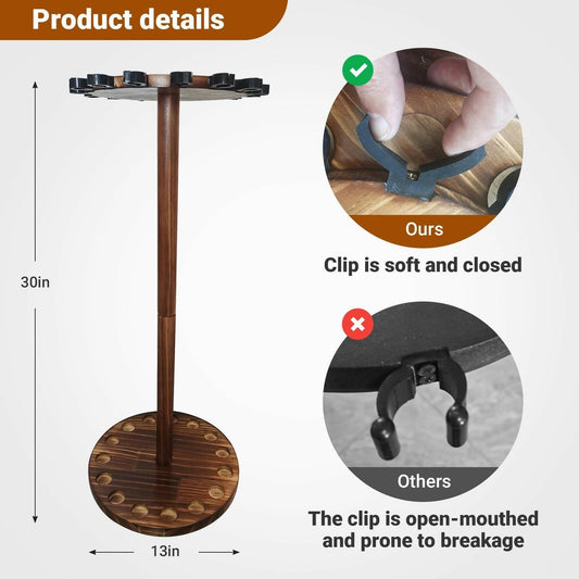 Premium Fishing Rod Holder Rack - Accommodates Up to 15 Rods Effortlessly.