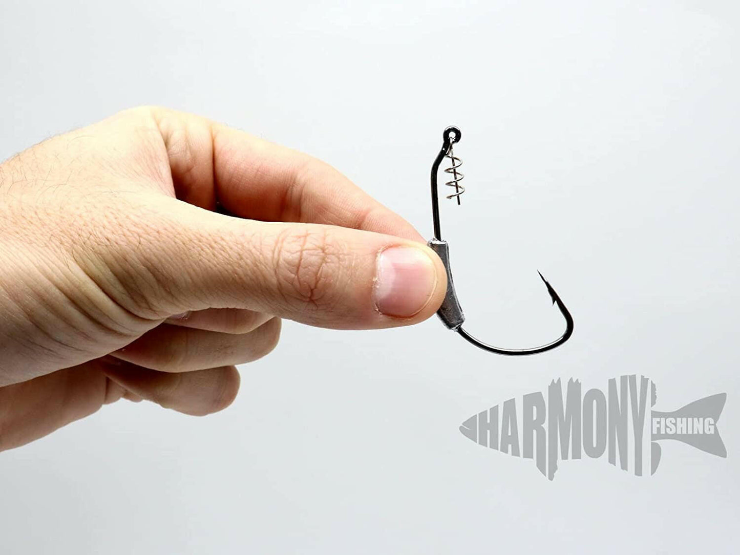 Catch the Big One with Harmony Fishing's Razor Series Weighted Swimbait Hooks - 5 Pack! 🎣🔥.