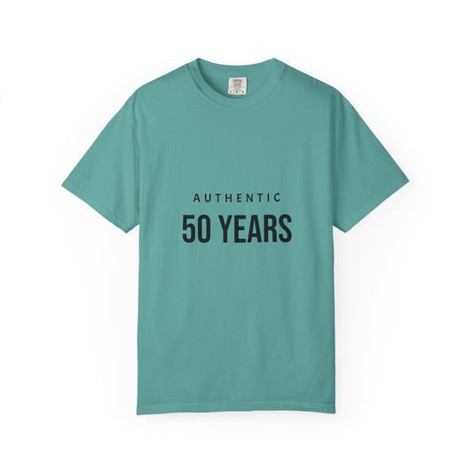 50 Years Authentic Anniversary T-Shirt CREATE YOUR DESIGN