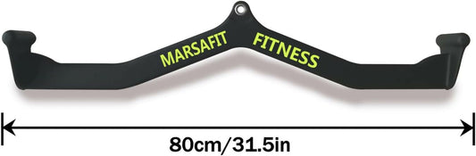 Ultimate Home Gym Cable Machine Attachments - Versatile T-Bar, V-Bar, and Pulley Handles for Bicep, Tricep, and Back Strength Training.