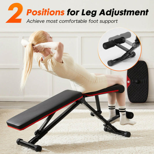 Adjustable Weight Bench for Home Gym - Foldable Multi-Purpose Bench Press for Full Body Exercise and Strength Training, 795LBS Capacity with Incline and Decline Options.