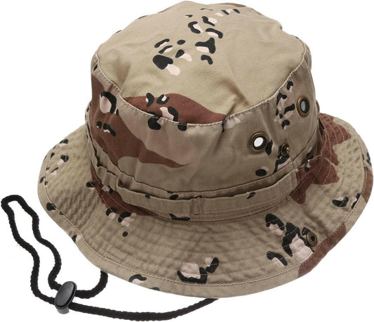 Ultimate Summer Outdoor Boonie Hat - Adjustable Bucket Hat for Hunting, Fishing, and Safari Adventures.