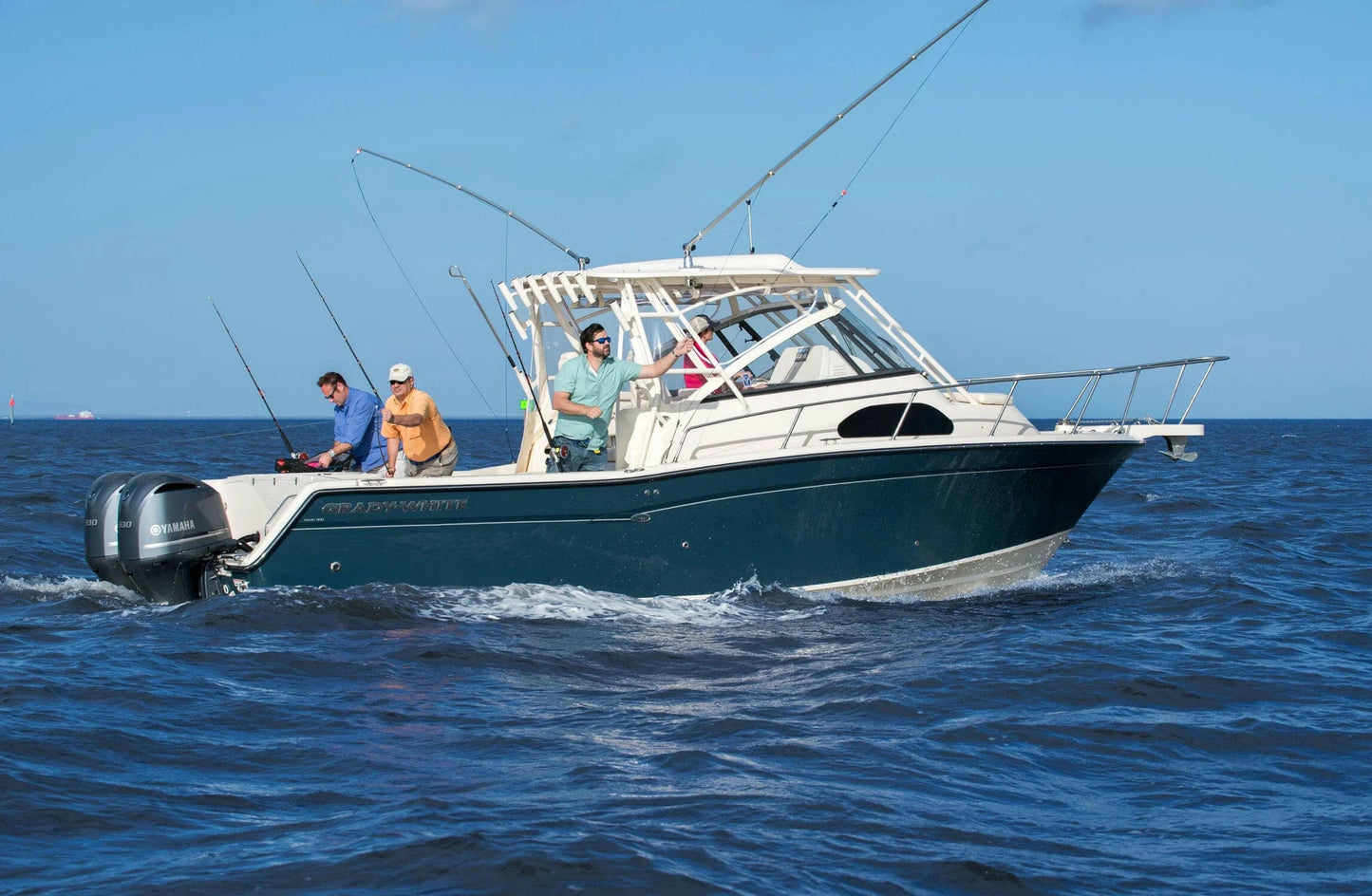 Seatech HSE6-4-6 6' 6" Tubular Glass Trolling Fishing Rod & Reel Combo for Adults - Perfect for Anglers!.