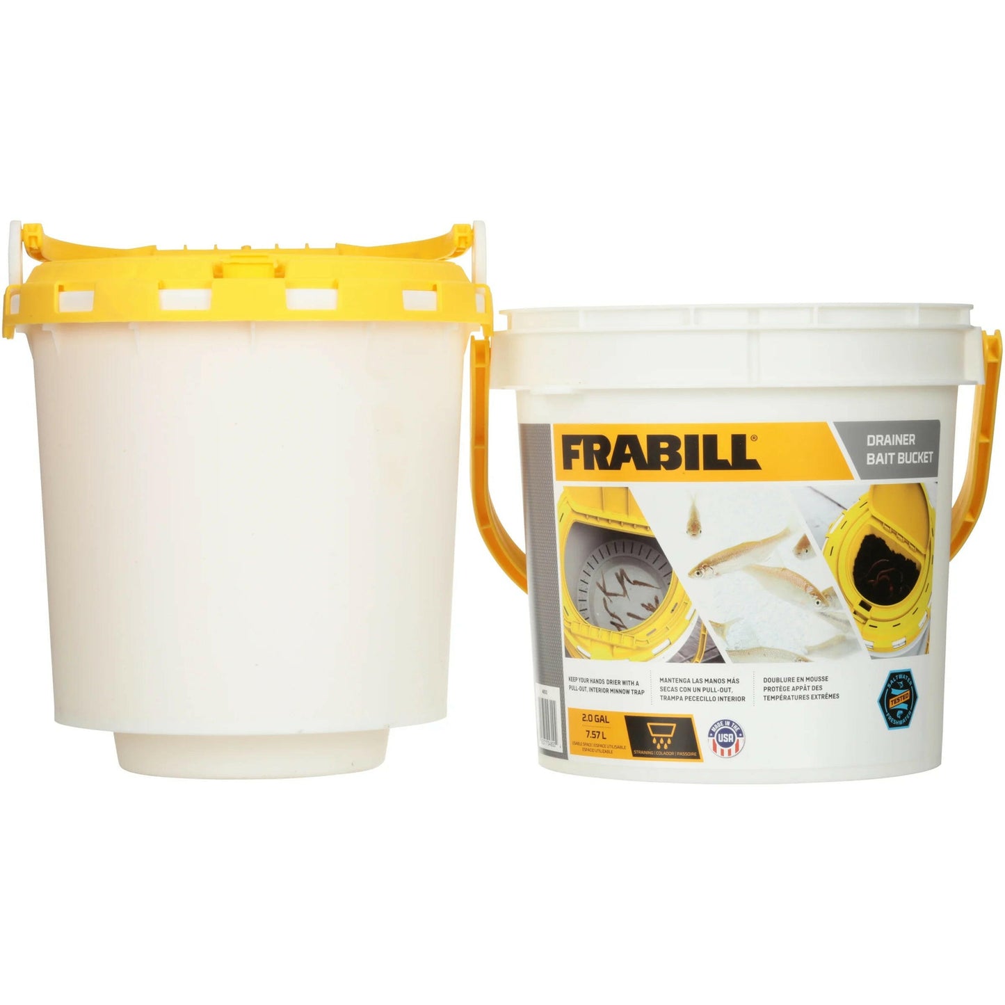 Catch more with the Drainer Bait Bucket 4800! 🎣🪣 #FishingGear #BaitBucket.