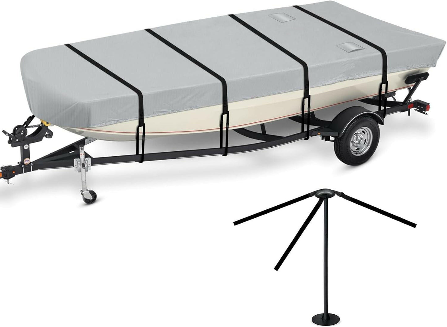 Shield Your Jon Boat with Our Ultimate Waterproof Cover! 🌊🚤 Perfect Fit for 16-18FT Boats! #BoatLife #Waterproof #AdventureReady.