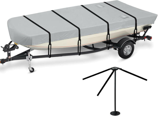 Shield Your Jon Boat with Our Ultimate Waterproof Cover! 🌊🚤 Perfect Fit for 16-18FT Boats! #BoatLife #Waterproof #AdventureReady.