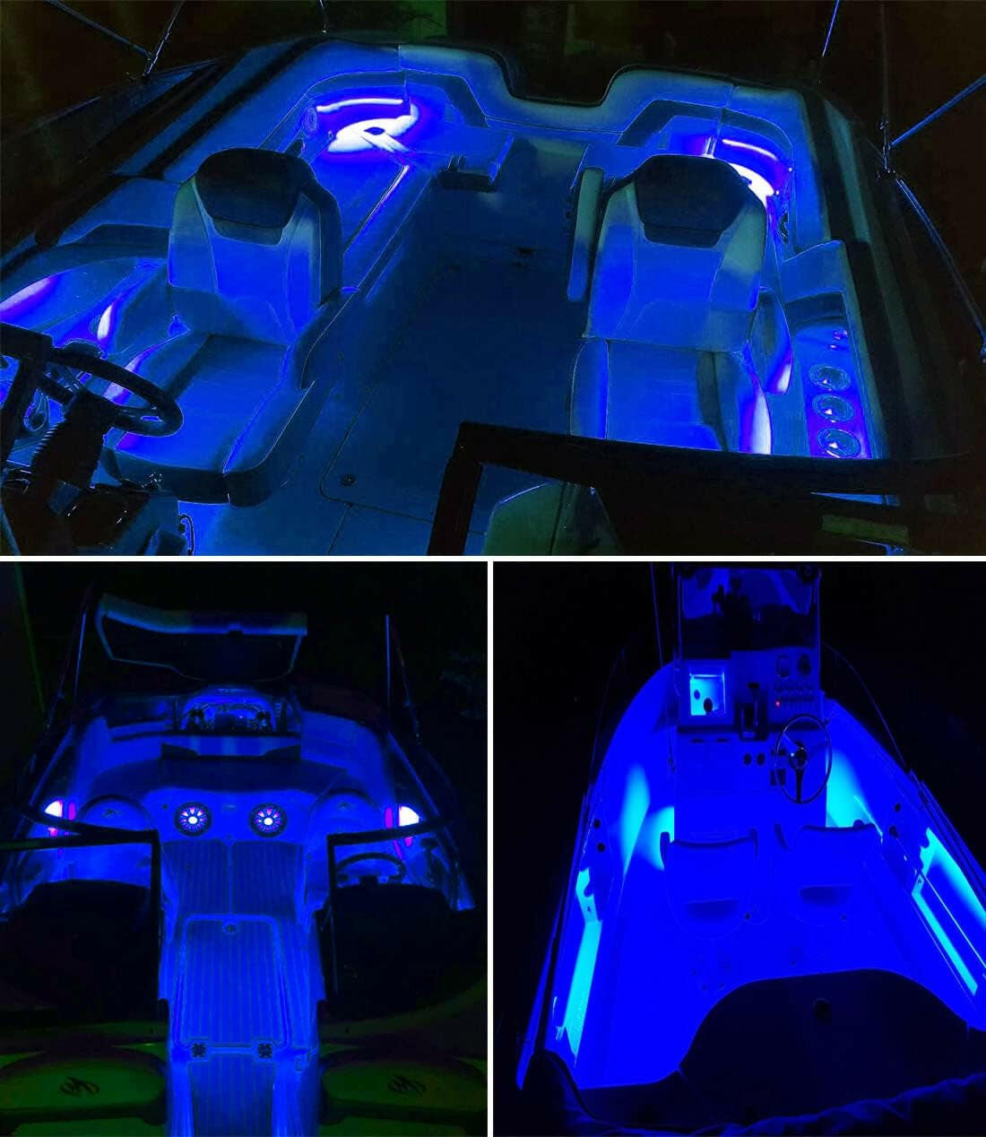 Transform Your Boat with Marine LED Strip Lights - Perfect for Night Fishing Adventures! 🌊✨💙🚤.