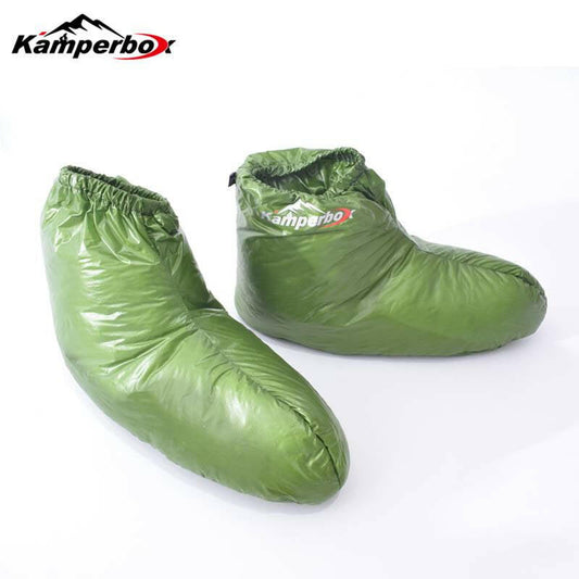 Kamperbox Down Socks and Boots for Camping and Sleeping Bags