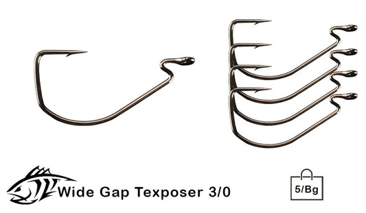 Wide Gap Texposer Hook - Perfect for Anglers Seeking Superior Bait Presentation.