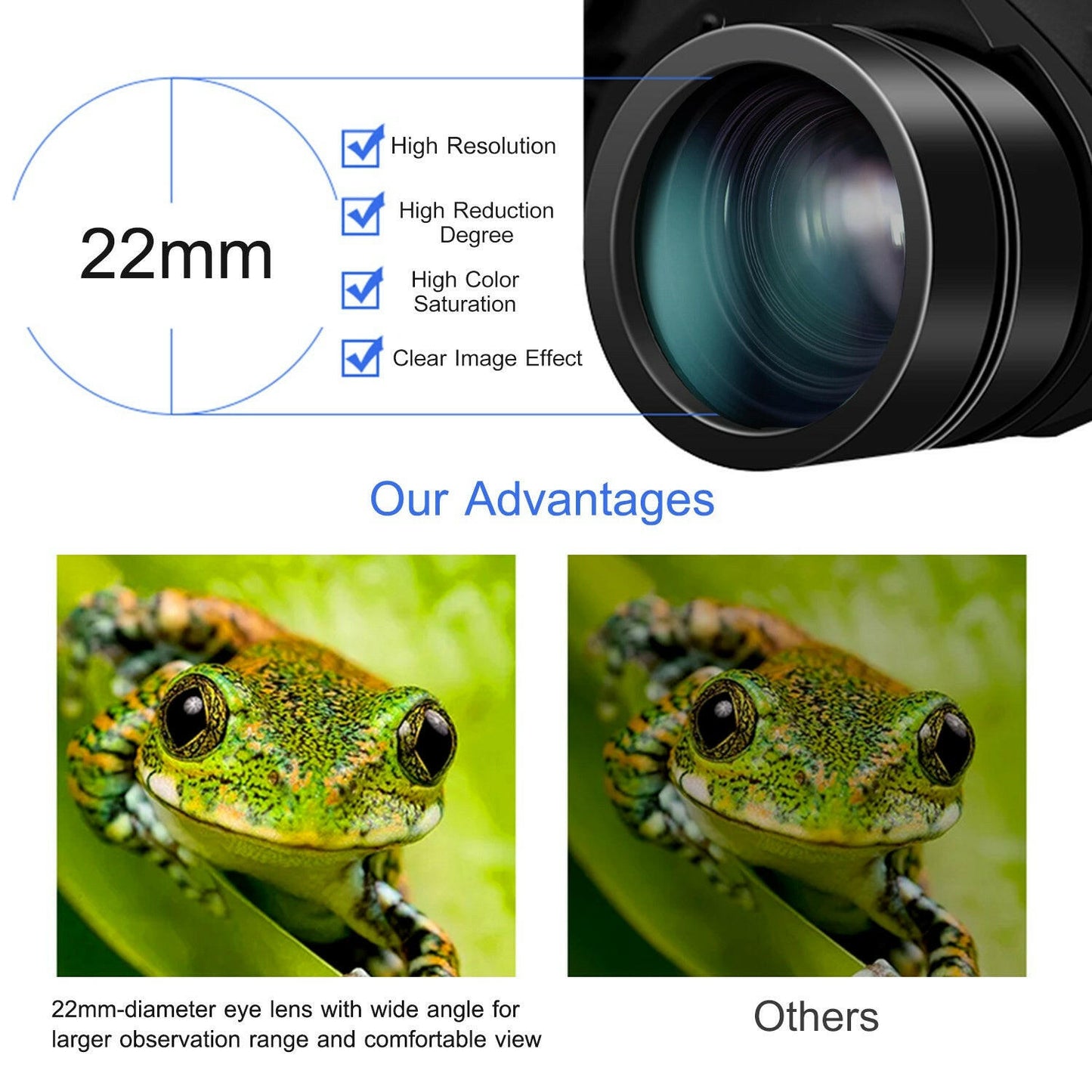 Portable Zoom Binoculars with FMC Lens for Low Light Night Vision - Ideal for Bird Watching, Hunting, Sports Events, and Concerts for All Ages