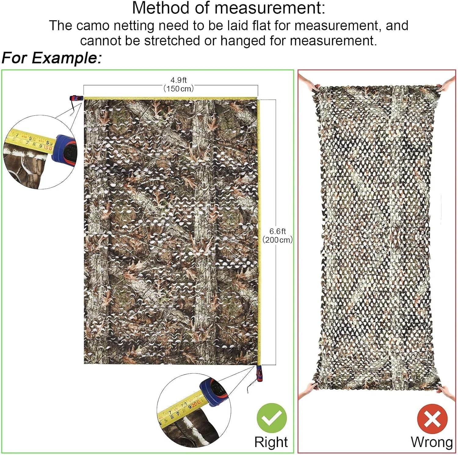 Camouflage Netting Bulk Roll for Hunting, Military Use, and Sunshade Applications