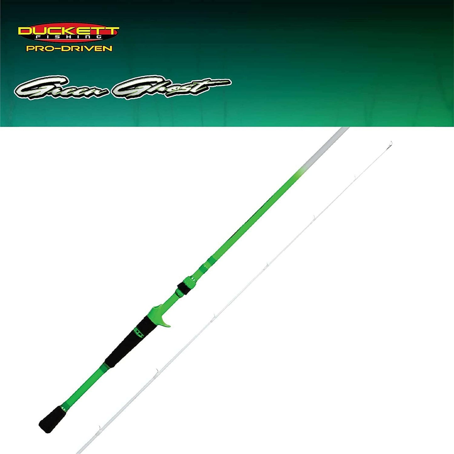 Green Ghost Angling Fishing Rods - Premium Sensi-Touch Blanks with True Split Reel Seat | Versatile Spinning, Casting & Crankin' Options.