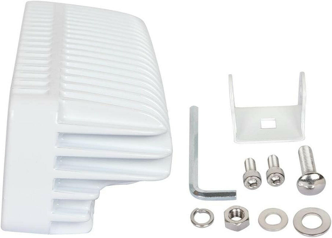 High-Performance Waterproof LED Boat Lights - 2 Pack 72W Marine Deck/Dock Flood Lights, 4000 Lumens, 6.3 Inch, 12/24V Light Bar.