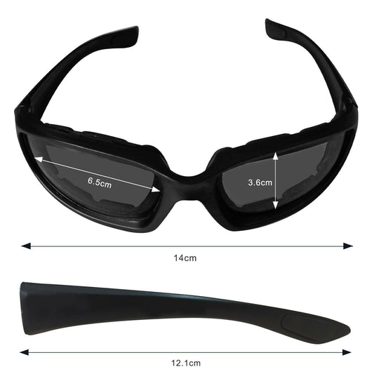 Men's Wraparound Cycling Sunglasses - UV400 Protection Outdoor Sports Glasses for Fishing and Driving, Windproof Gray Lens, Pack of 3