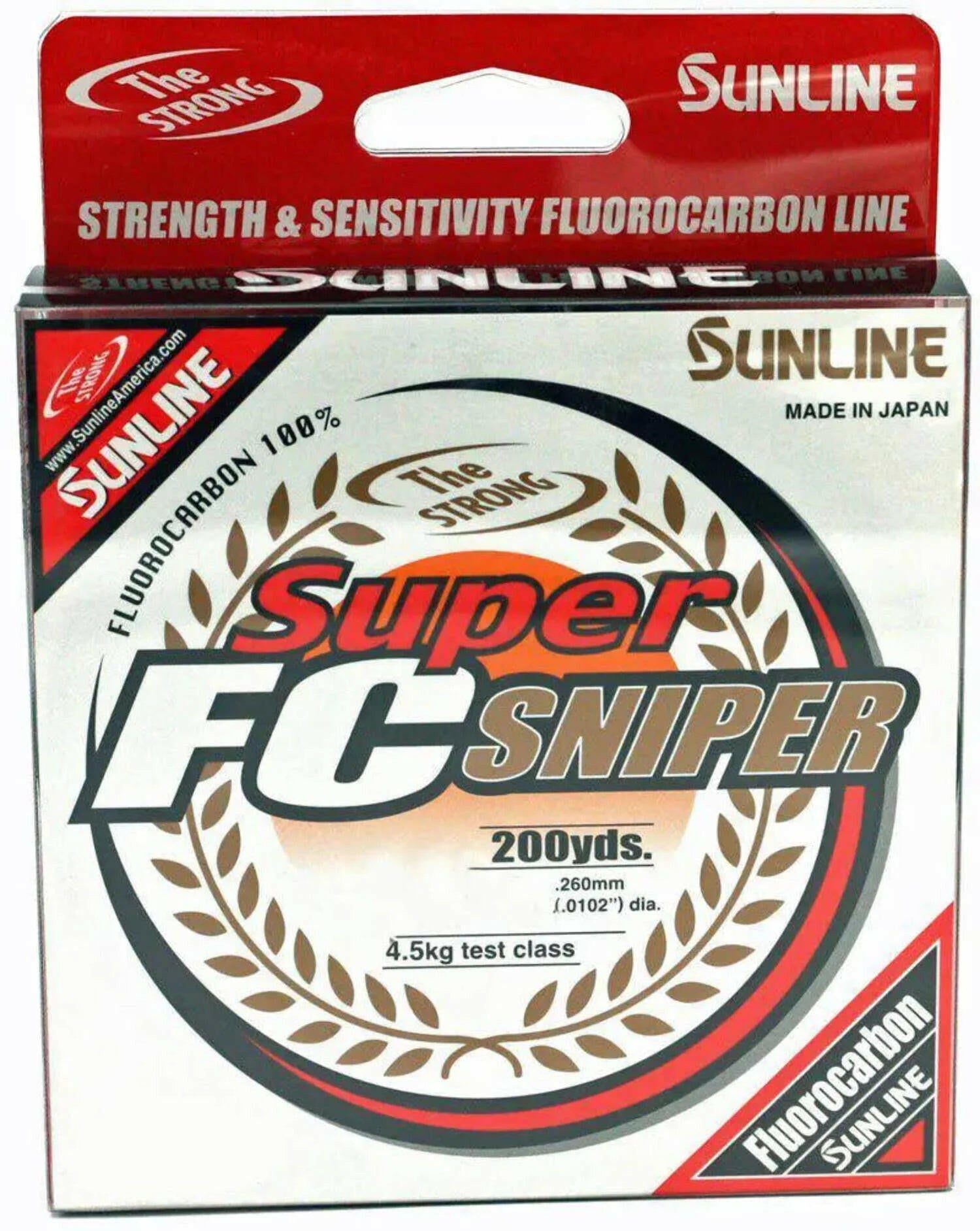 Sunline Super FC Sniper 16Lb Fluorocarbon Fishing Line - 200Yd for Ultimate Stealth and Strength.