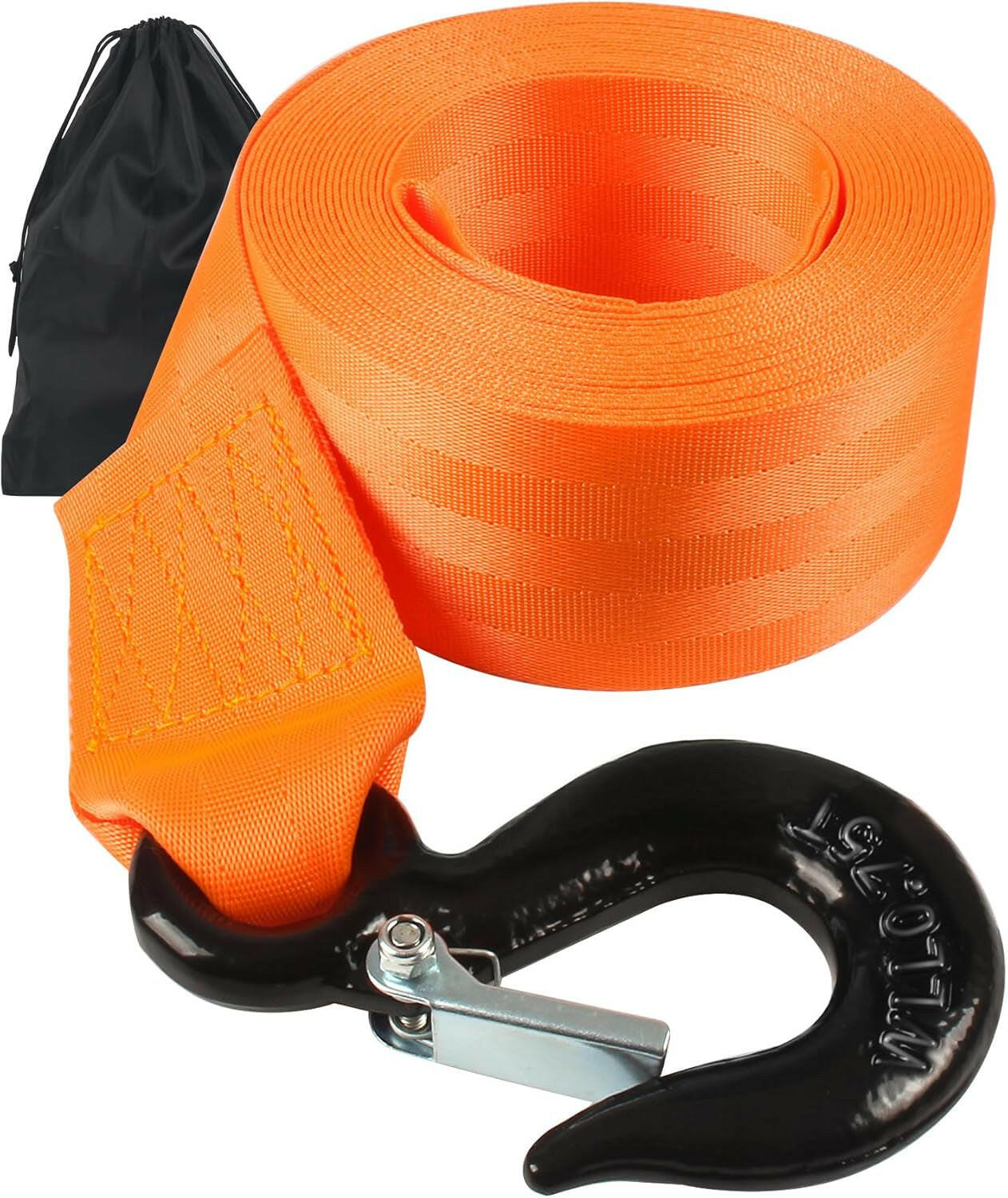 Upgrade Your Towing Game! 🚤💪 2" x 20' Boat Winch Strap with Hook - Perfect for Trailers, Jet Skis, and More! Choose Your Color! 🌈.