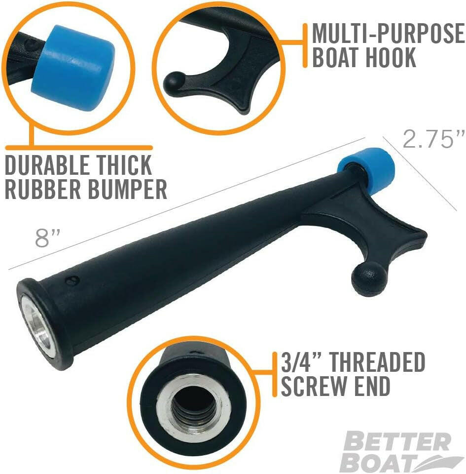 Elevate Your Docking Experience with Our Telescoping Boat Hook Pole – Essential for Every Boat & Pontoon! 🚤🌊.