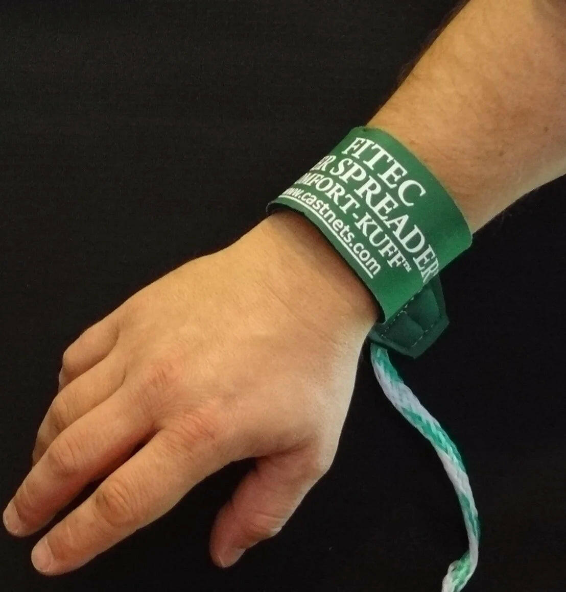 RS750 Premium White Nylon Cast Net - 4 Ft. with 3/8 In Mesh & 3/4 Lbs Weights for Easy Fishing.