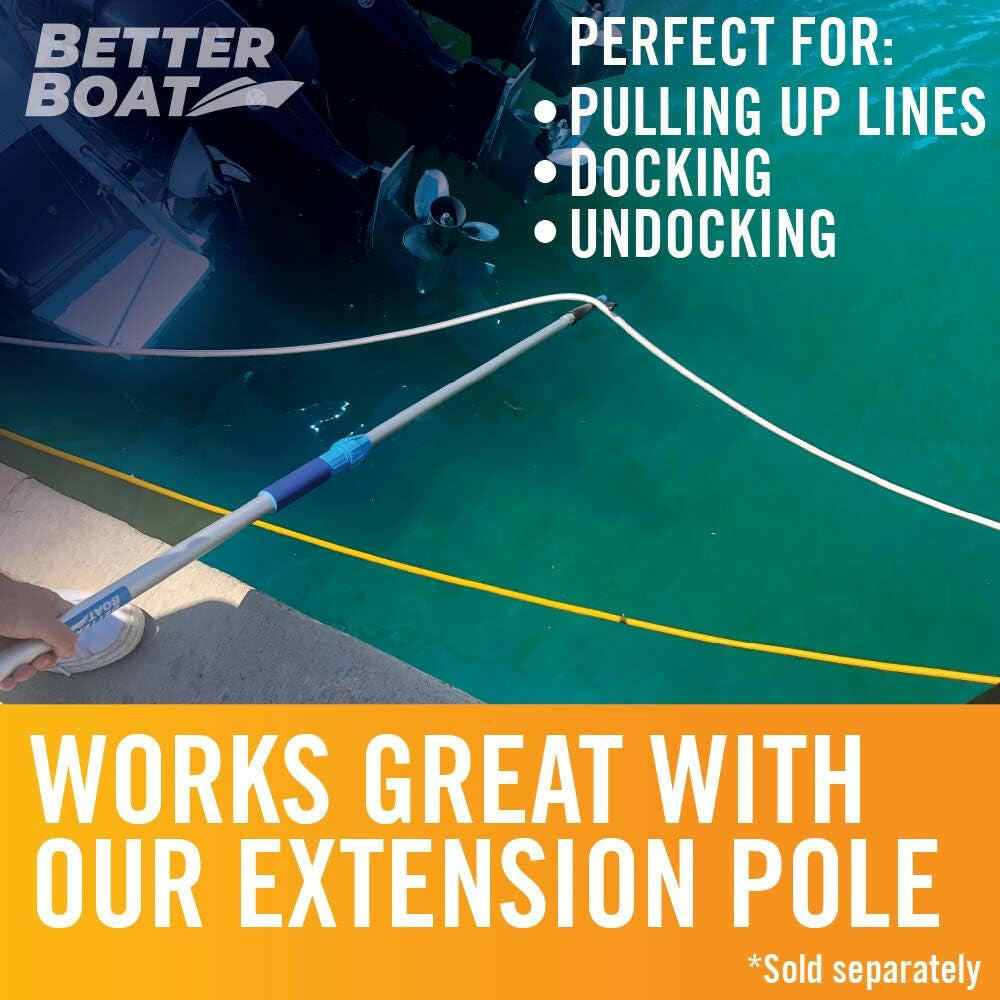 Elevate Your Docking Experience with Our Telescoping Boat Hook Pole – Essential for Every Boat & Pontoon! 🚤🌊.
