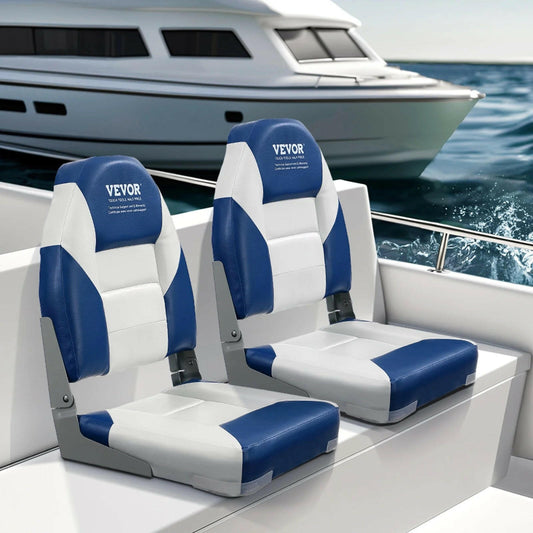 Upgrade your boating experience with our comfy, foldable Marine Seats! Perfect for fishing, sightseeing, and adventures on speedboats & canoes. Grab your set of 2 today!.