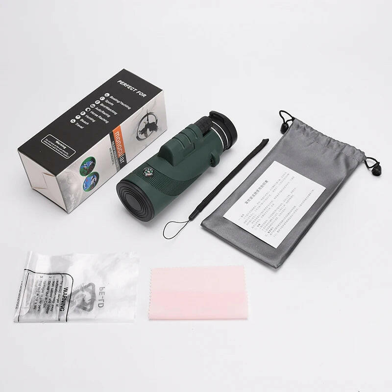 Elevate Your Outdoor Experience with the 40X60 HD Waterproof Monocular - Ideal for Hunting, Camping, and Stunning Smartphone Photography! 🌄🔭.