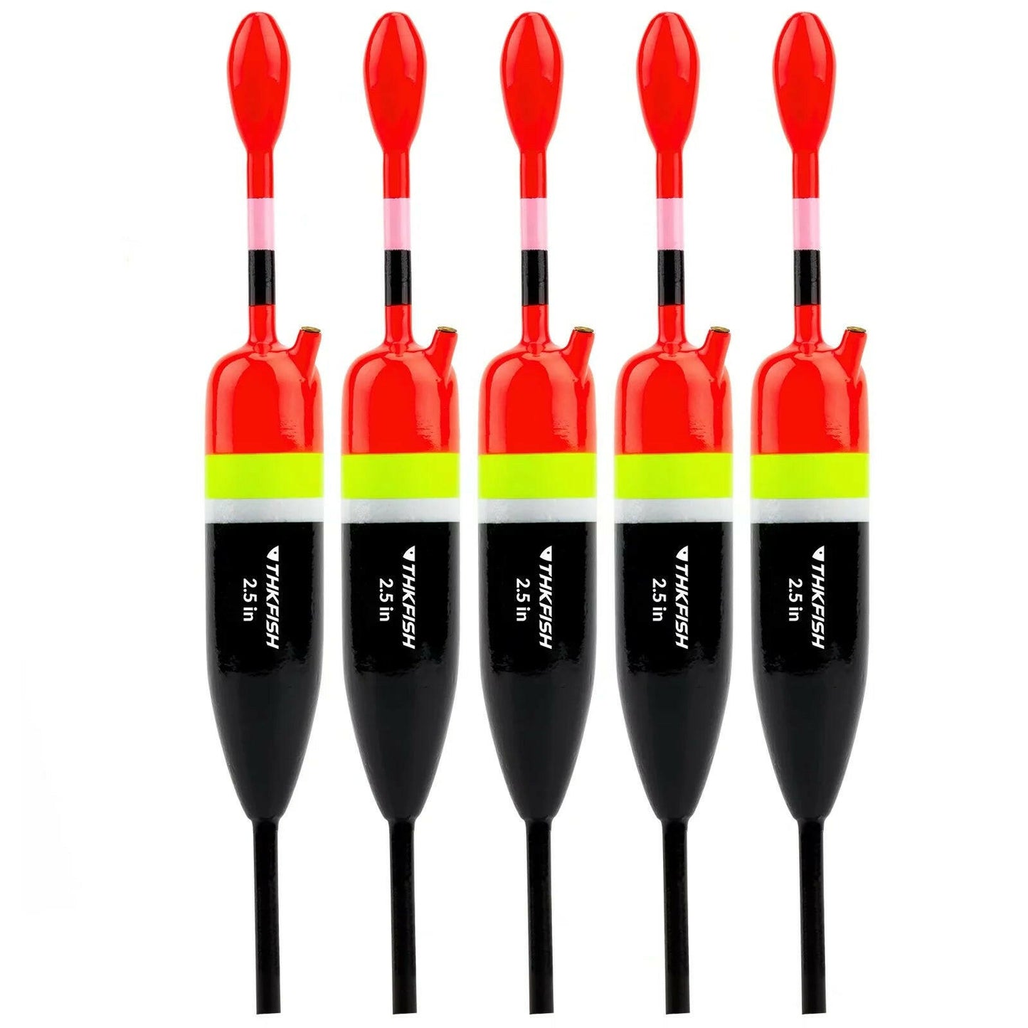 Premium Balsha Wood Fishing Floats - Set of 5 for Enhanced Fishing Experience.