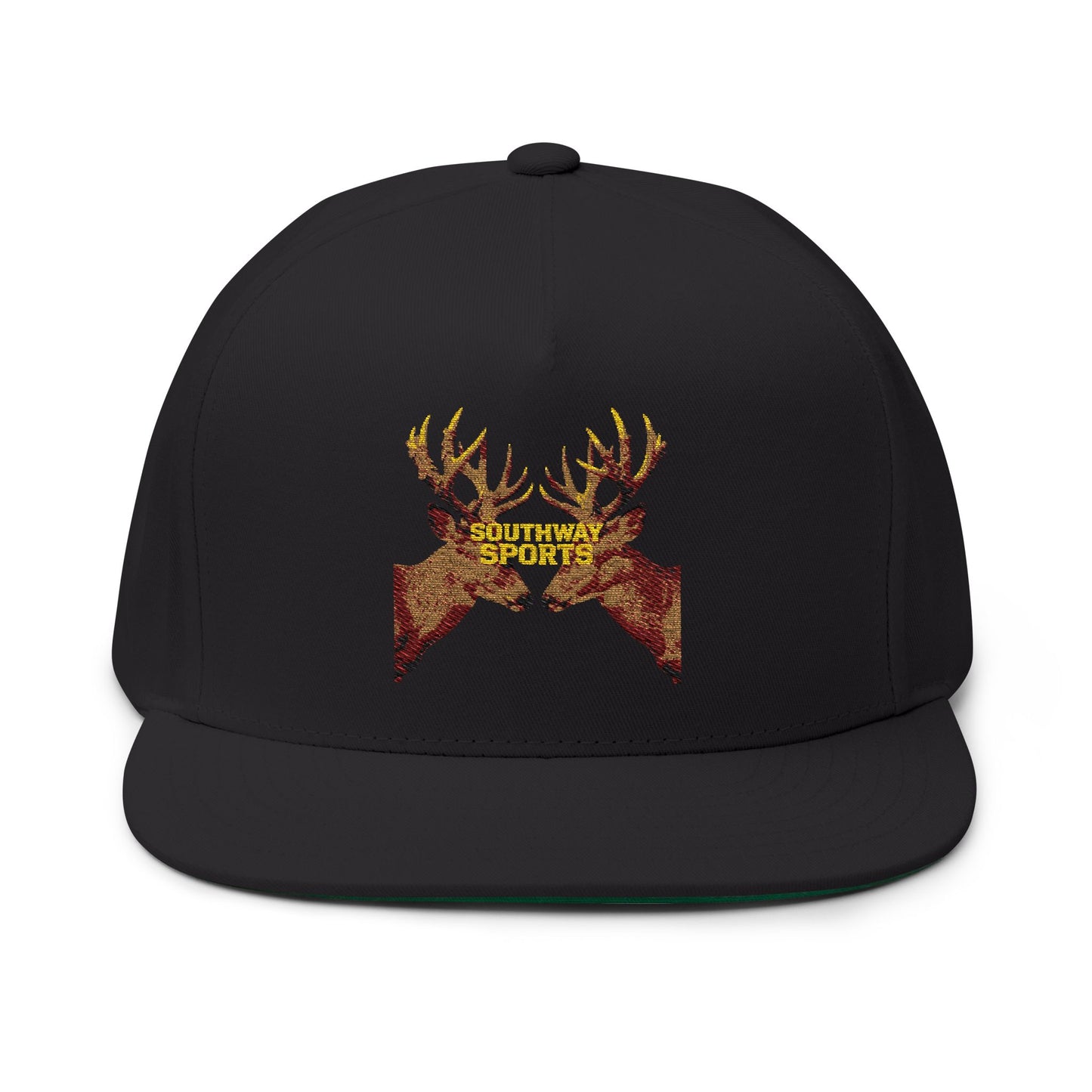 FLATBIL Cap with Whitetail Deer Design