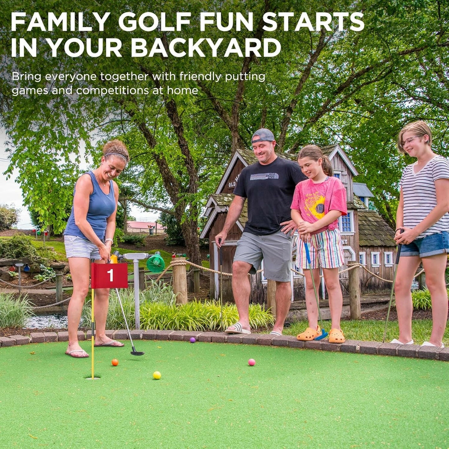 Elevate Your Backyard Golf Game with Our Mini Golf Flagstick Set - Perfect for Putting Practice! 🏌️‍♂️⛳️ #GolfLife #BackyardFun