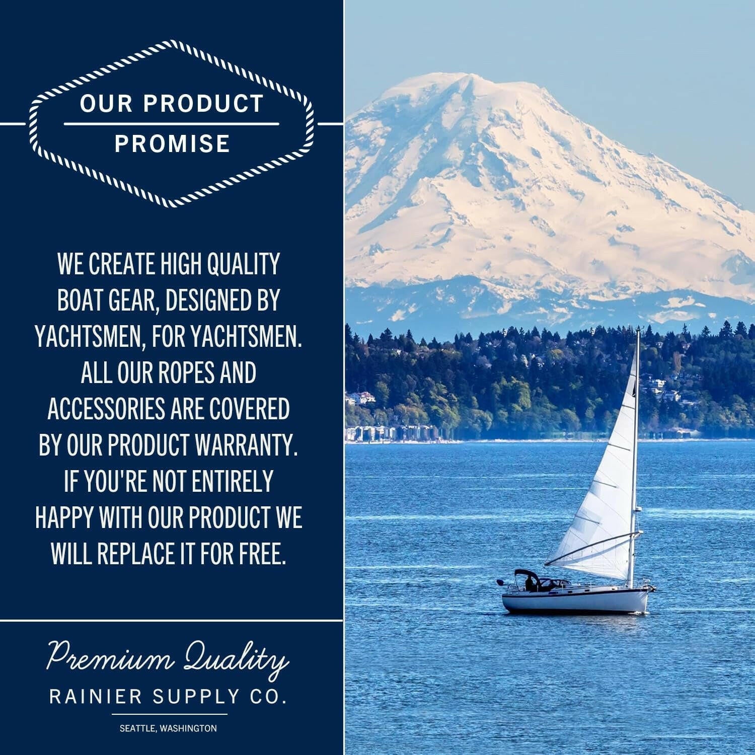 Upgrade Your Docking Game with Rainiersupplyco's Premium 30 Ft Navy Blue Boat Rope! 🌊⚓️ #MarineEssentials #BoatLife.