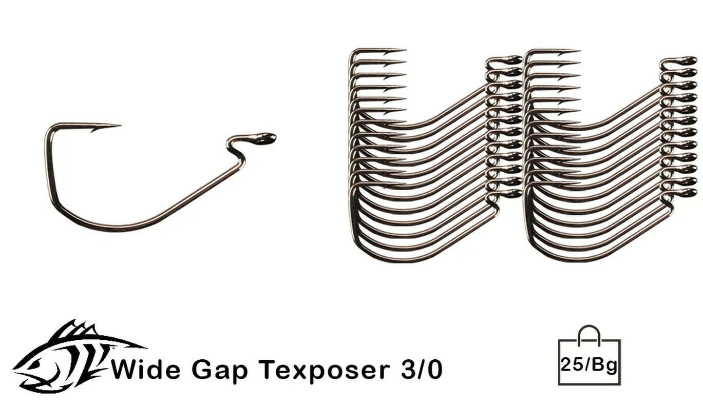 Wide Gap Texposer Hook - Perfect for Anglers Seeking Superior Bait Presentation.