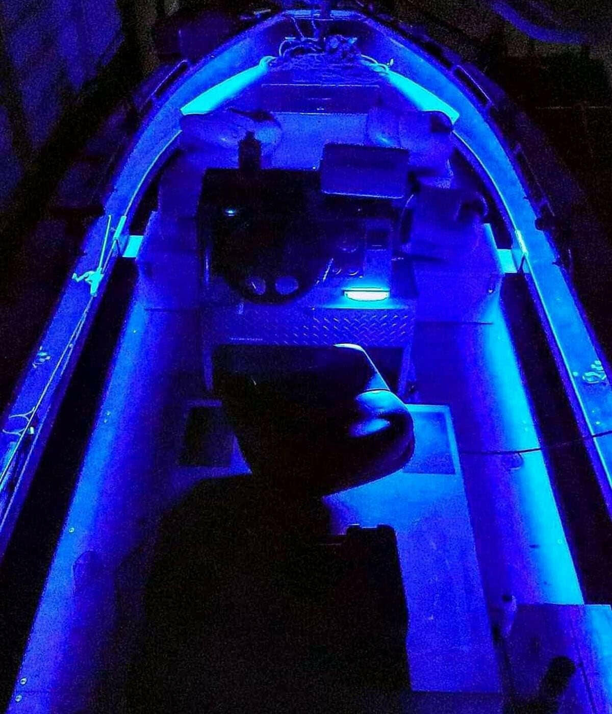 Illuminate Your Boat Adventures with 32.8Ft Marine LED Strip Lights - Ideal for Pontoon, Jon, and Bass Boats! 🌊💡.