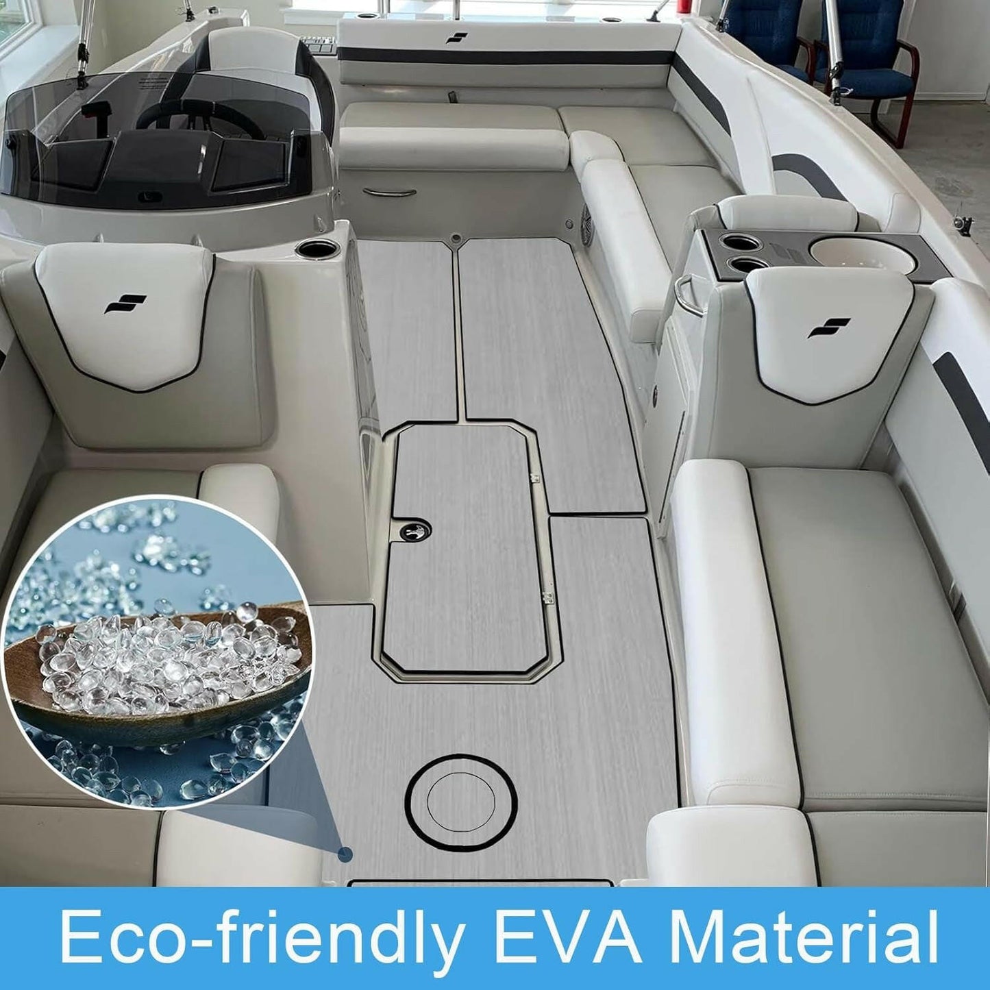 Upgrade Your Boat with Premium Non-Slip EVA Foam Decking - Ideal for Yachts, Pontoons & More! 🌊🚤.
