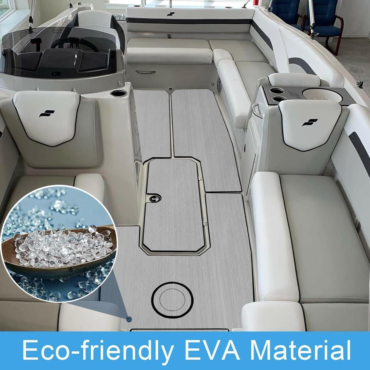 Upgrade Your Boat with Premium Non-Slip EVA Foam Decking - Ideal for Yachts, Pontoons & More! 🌊🚤.