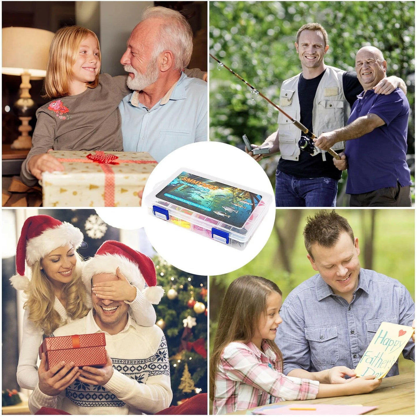 Ultimate Fishing Lures Tackle Box Kit for Trout & Crappie - Complete Ice Fishing Gear with Jig Heads & Soft Plastic Baits for Panfish, Bluegill, and Bass.