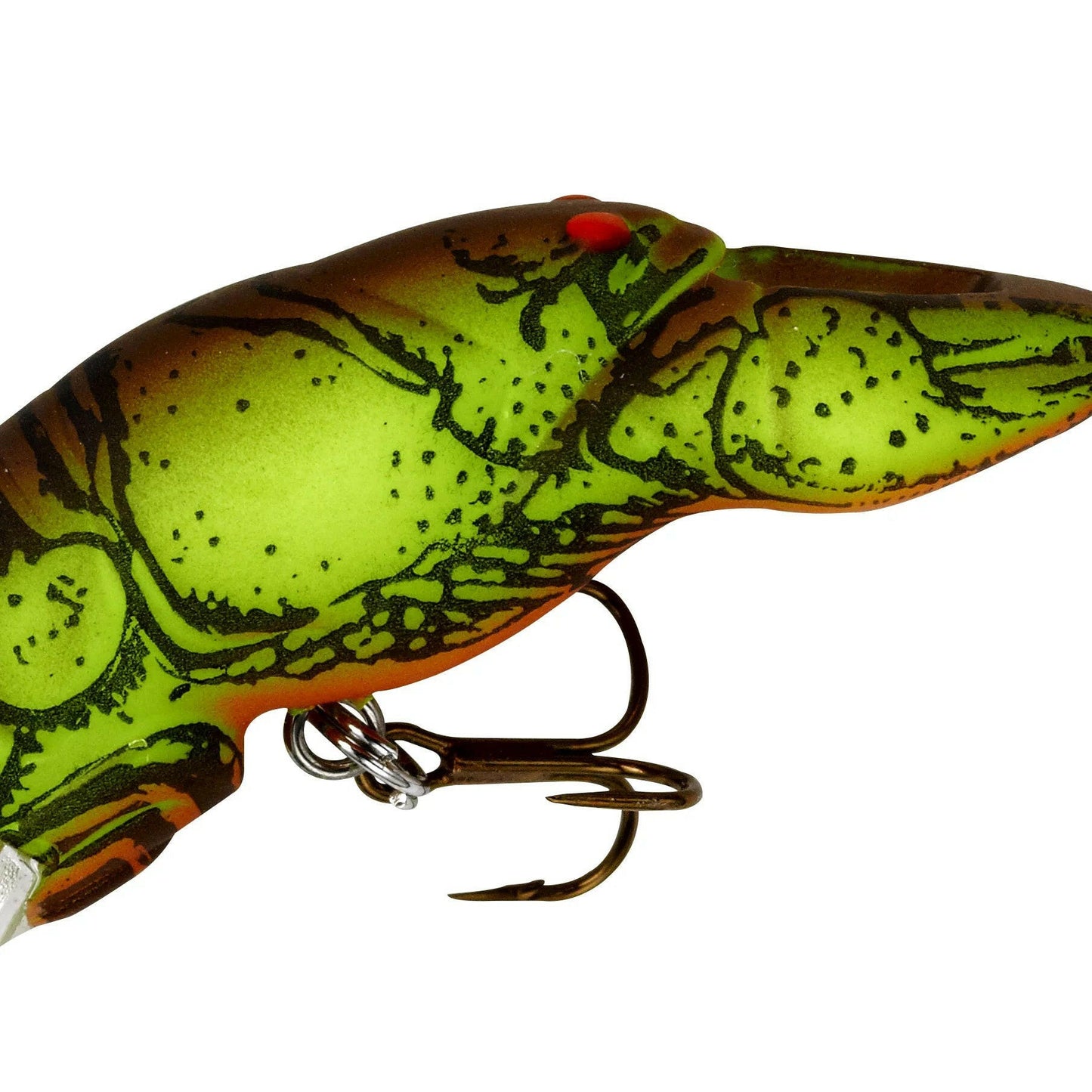 Chartreuse Brown Deep Teeny Wee Crawfish Crankbait - 1.5" | 1/9 Oz Fishing Lure.