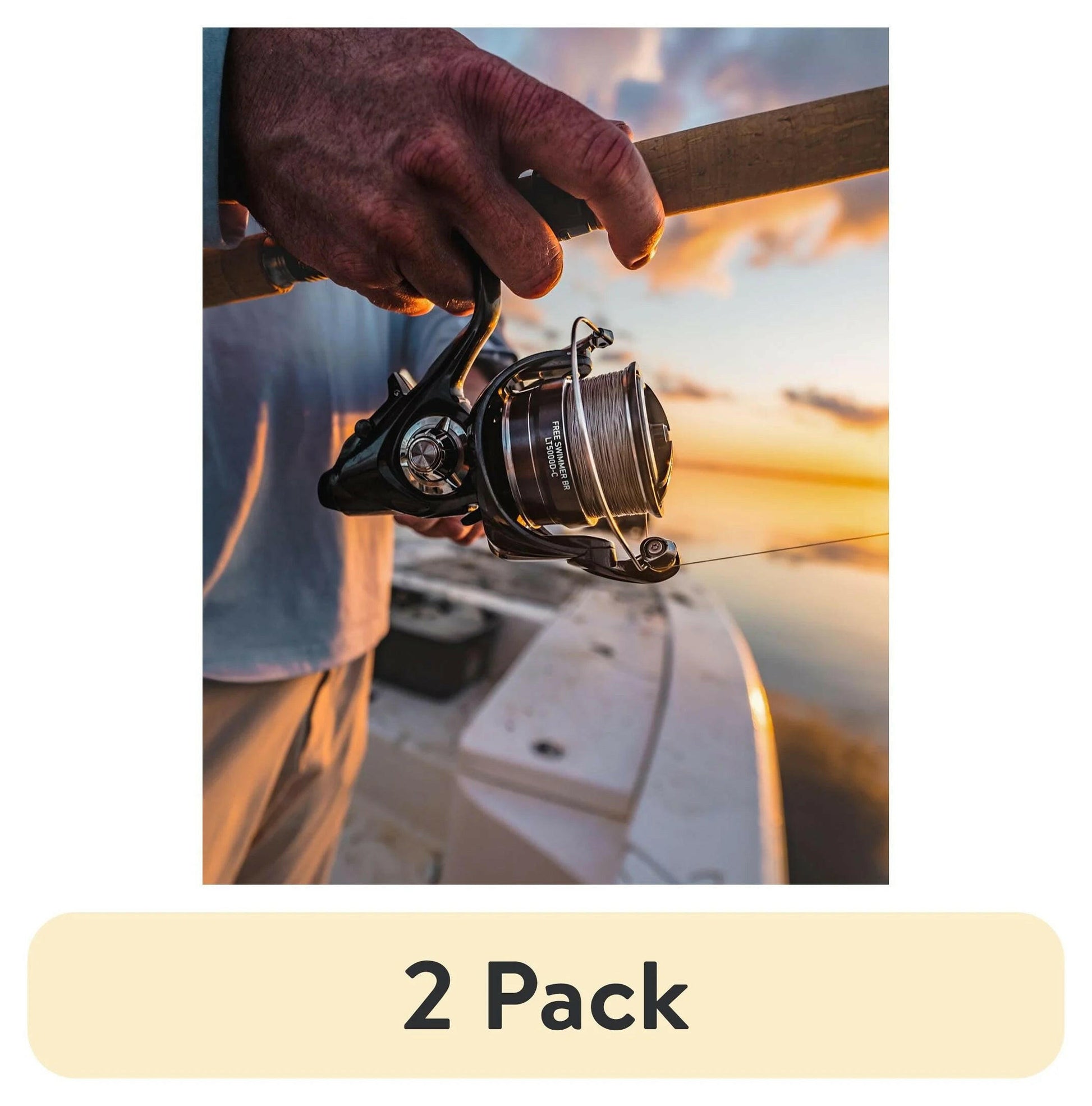 Ultimate 2 Pack EMCAST BR LT 5000 Fishing Reel - Smooth Performance & Durability!.