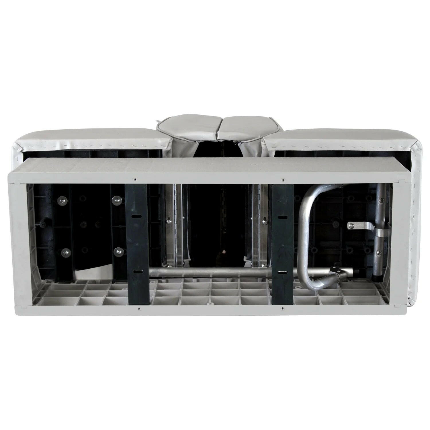 Upgrade your boating experience with the stunning Light Blue and White Deluxe Series Boat Lounge Seat! 🌊🚤✨.