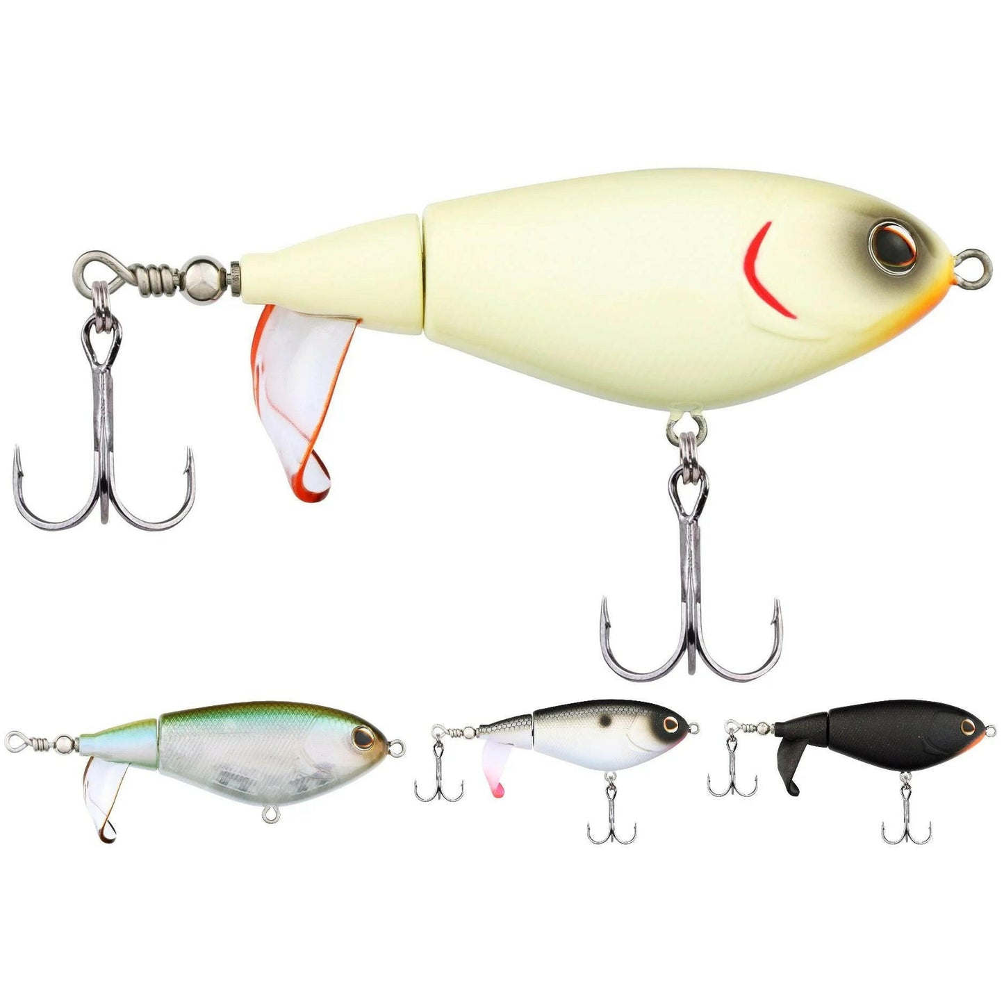 Catch the Big One with Choppo Top-Water Fishing Lures - Perfect for Bass, Pike & Musky! 🎣✨ 3-Pack Available Now!.