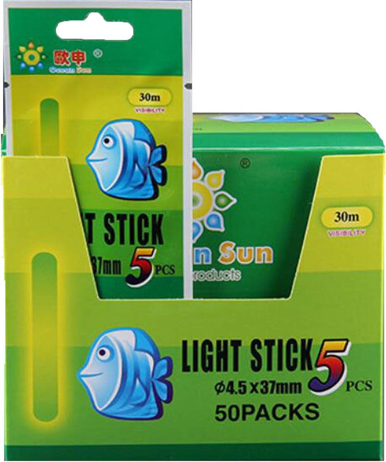 Premium Fishing Glow Stick Kit - High-Visibility Bobber Lights for Sizes 1"-3" - Bulk Packs Available (10-250 Pieces) for Improved Night Fishing Performance.