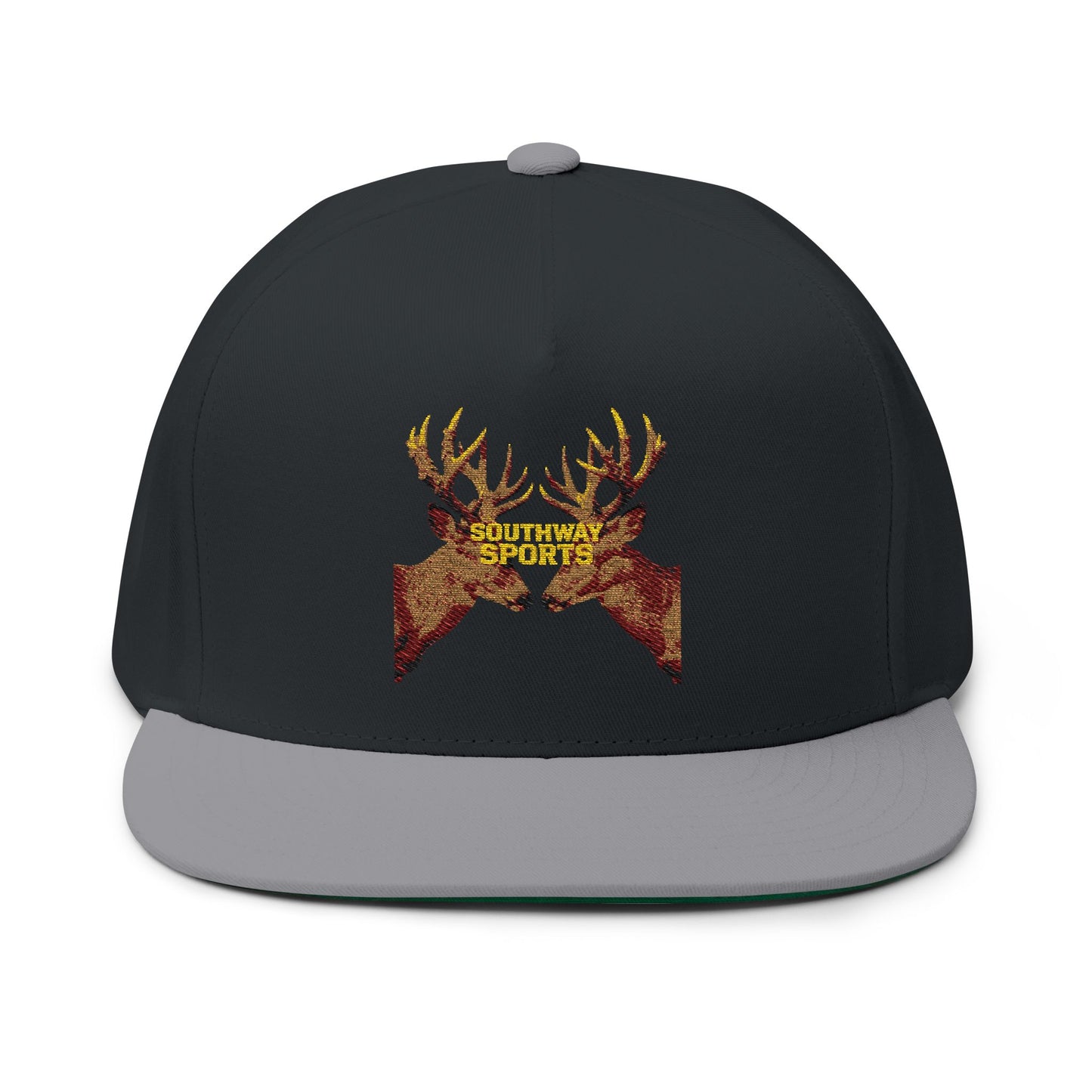 FLATBIL Cap with Whitetail Deer Design