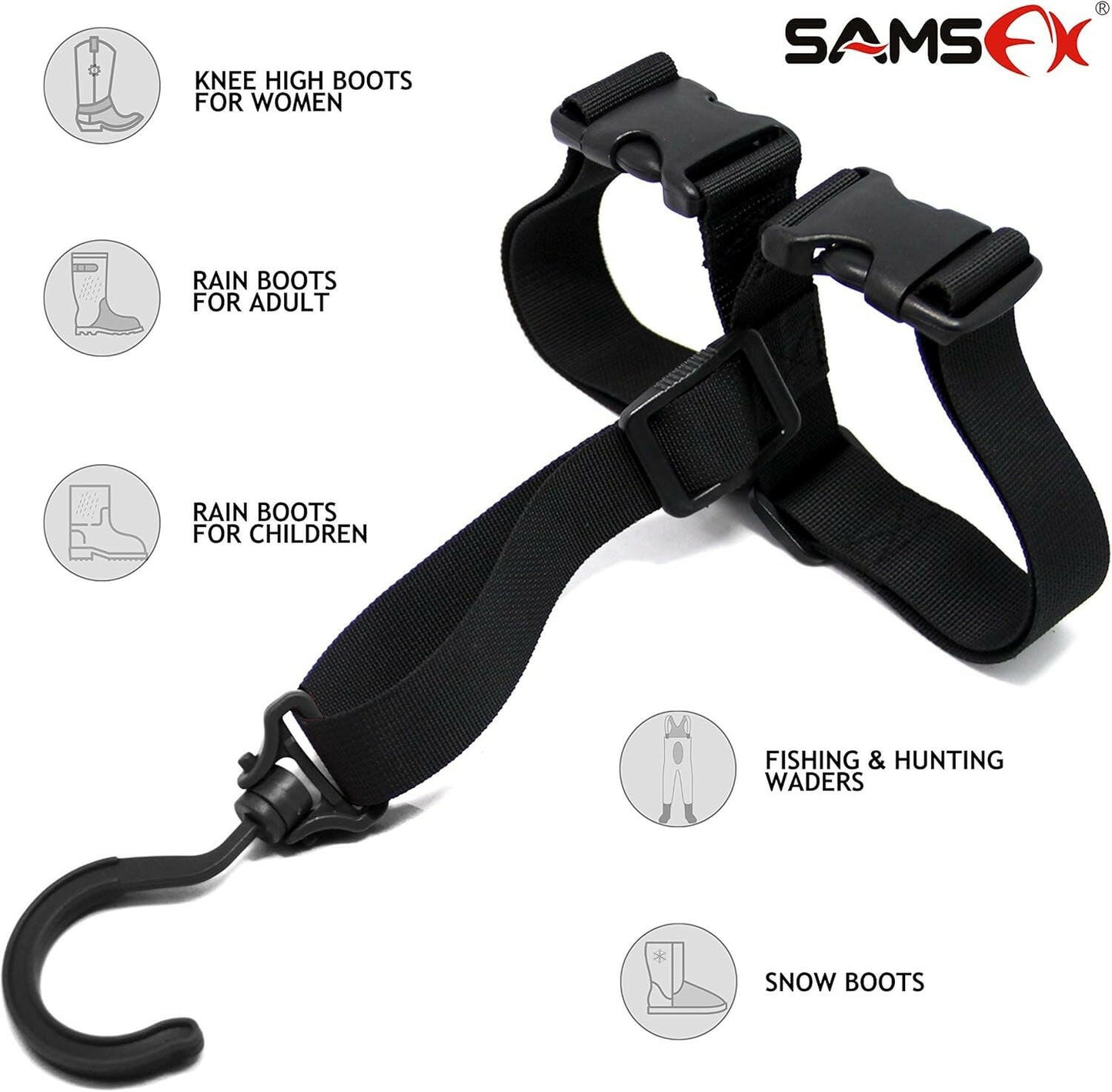 Adjustable Fishing Wader Boot Hanger for Efficient Storage and Drying