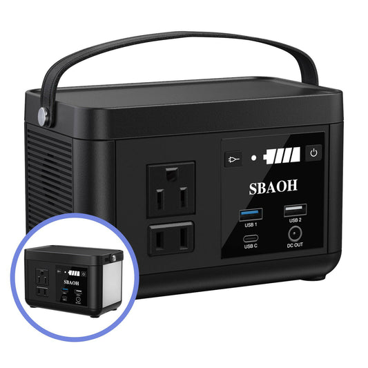 Portable Power Station P86, 88.8Wh LiFePO4 Battery with 120W AC Outputs - Solar Generator for Travel and Camping